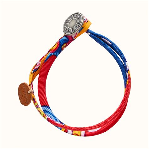 hermes silk bracelet